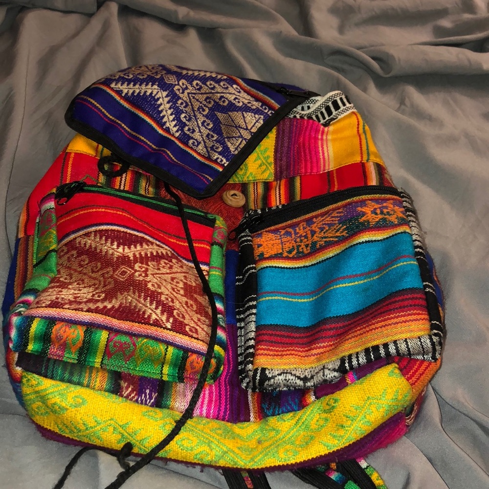 Handmade from the fair back pack
